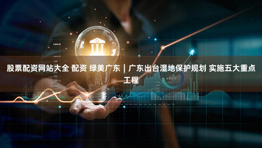 股票配资网站大全 配资 绿美广东｜广东出台湿地保护规划 实施五大重点工程