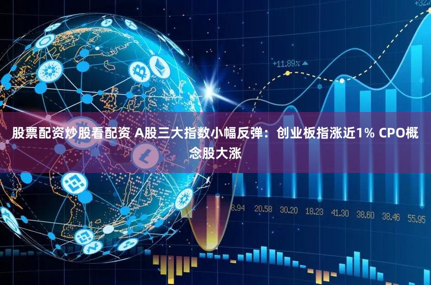 股票配资炒股看配资 A股三大指数小幅反弹：创业板指涨近1% CPO概念股大涨