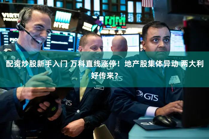 配资炒股新手入门 万科直线涨停!地产股集体异动 两大利好传来?