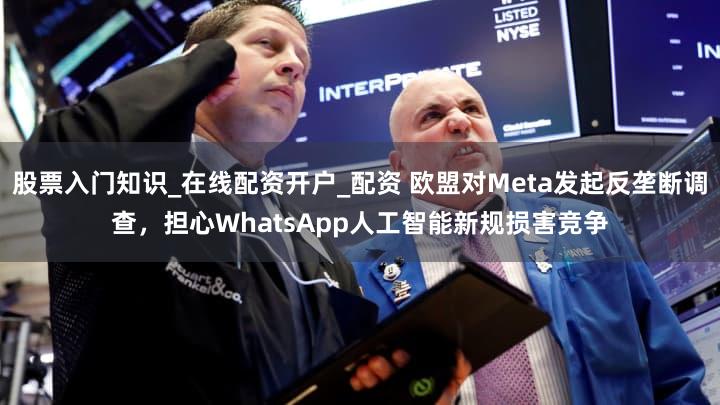 股票入门知识_在线配资开户_配资 欧盟对Meta发起反垄断调查,担心WhatsApp人工智能新规损害竞争