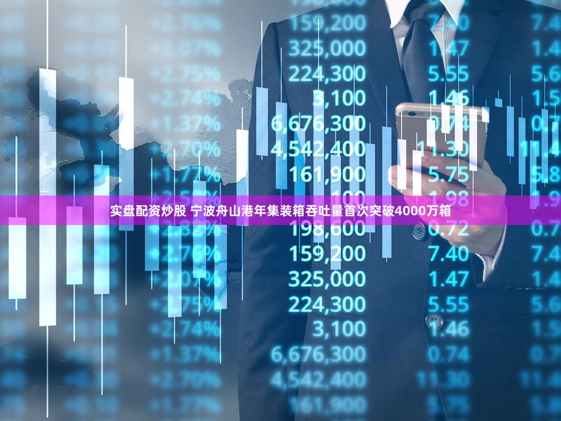 实盘配资炒股 宁波舟山港年集装箱吞吐量首次突破4000万箱