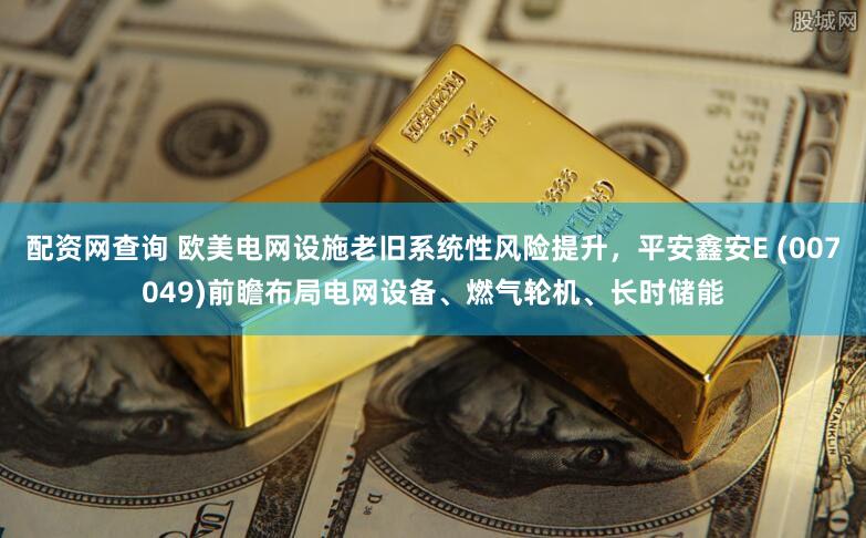 配资网查询 欧美电网设施老旧系统性风险提升，平安鑫安E (007049)前瞻布局电网设备、燃气轮机、长时储能