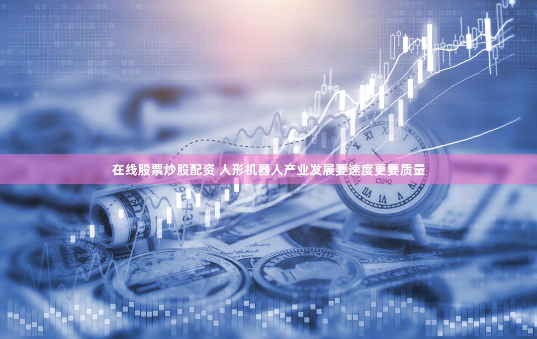 在线股票炒股配资 人形机器人产业发展要速度更要质量